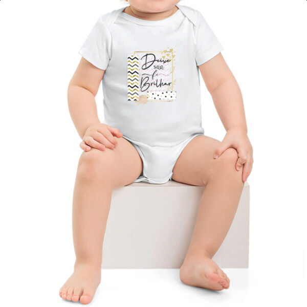 Body infantil Deixe sua fe brilhar - Imagem 2