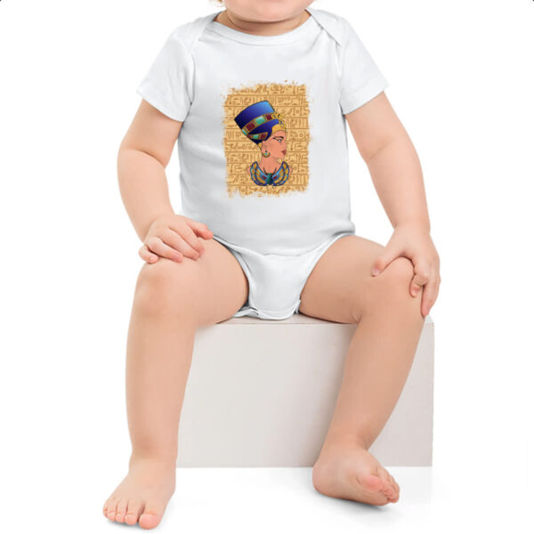 Body infantil Deusa Nefertiti Ilustracao - Imagem 2