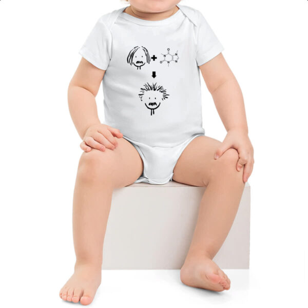 Body infantil Albert Einstein Cafeina - Imagem 2