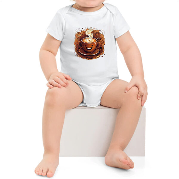 Body infantil Alegria com cafe - Imagem 2