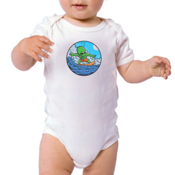 Body infantil Alien Surfista - Imagem 3