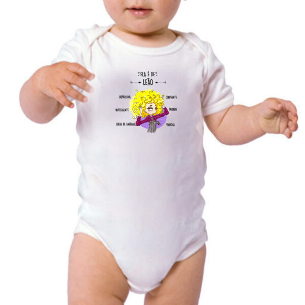 Body infantil Ela e de Leao - Imagem 3