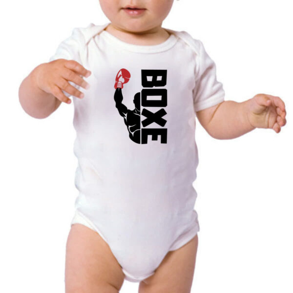Body infantil Esporte boxe luva - Imagem 3