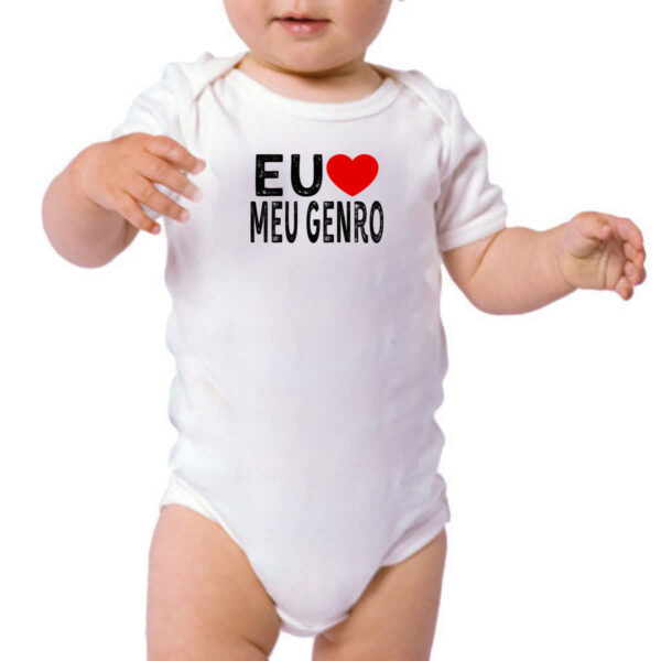 Body infantil Eu love meu genro - Imagem 3