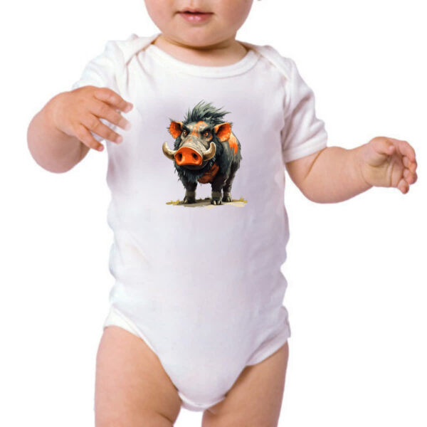 Body infantil Zumbi Javali - Imagem 3