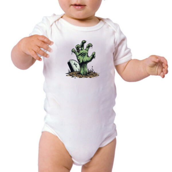 Body infantil Zumbi saindo da cova - Imagem 3
