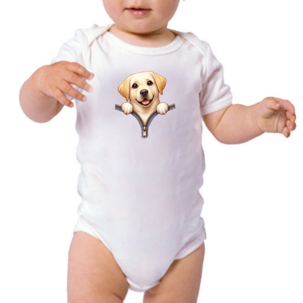 Body infantil Golden Retriever no Ziper - Image 3