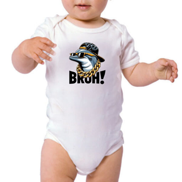 Body infantil Golfinho MC - Imagem 3