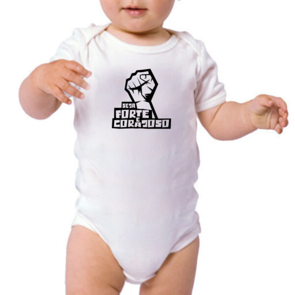 Body infantil Gospel Josue 1.9 - Imagem 3