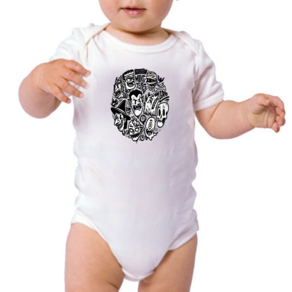 Body infantil I love classic monsters - Imagem 3