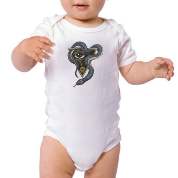 Body infantil Illuminati olho e serpente - Imagem 3