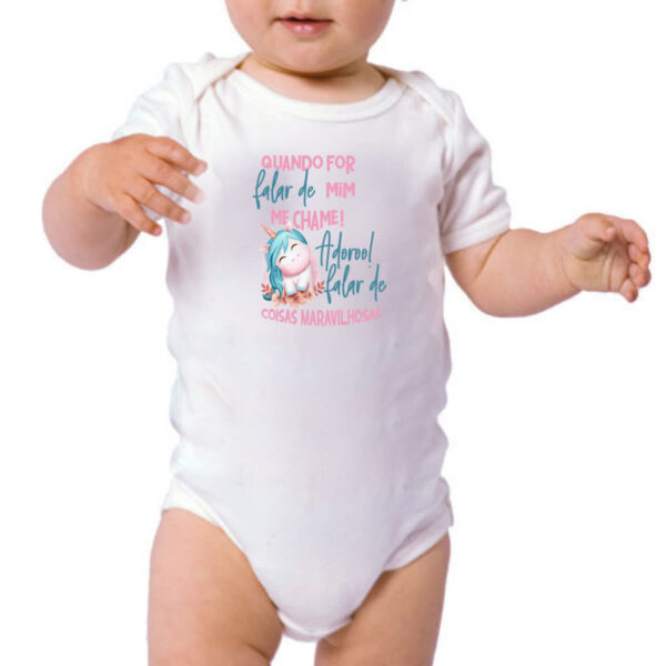 Body infantil Ironico quando for falar de mim - Imagem 3