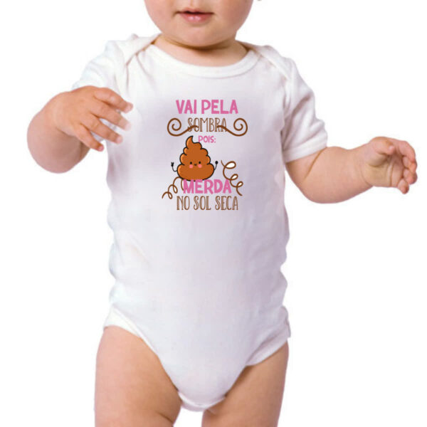 Body infantil Ironico vai pela sombra pois - Imagem 3