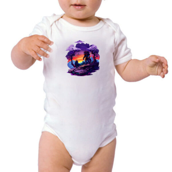 Body infantil Leao guerreiro noturno - Imagem 3