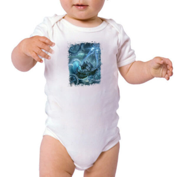 Body infantil Lendas do Mar Kraken 03 - Imagem 3