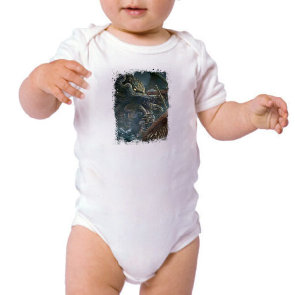 Body infantil Lendas do Mar Kraken 04 - Imagem 3