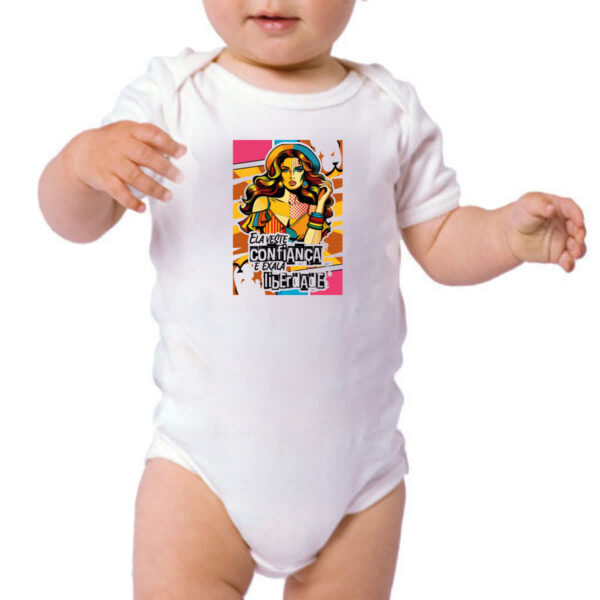 Body infantil Mulher exala liberdade - Imagem 3
