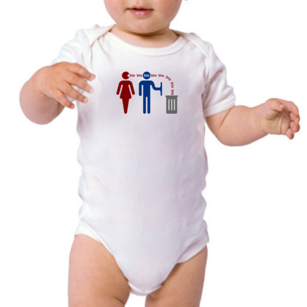 Body infantil Mulher fala muito - Imagem 3