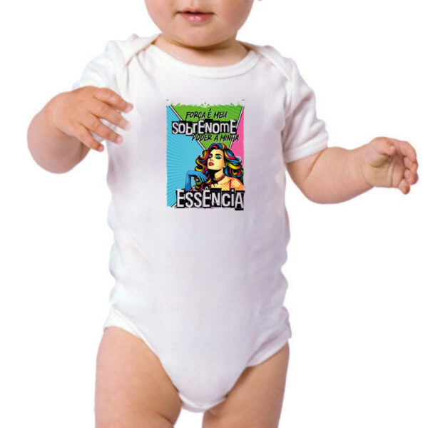 Body infantil Mulher poder essencia - Imagem 3