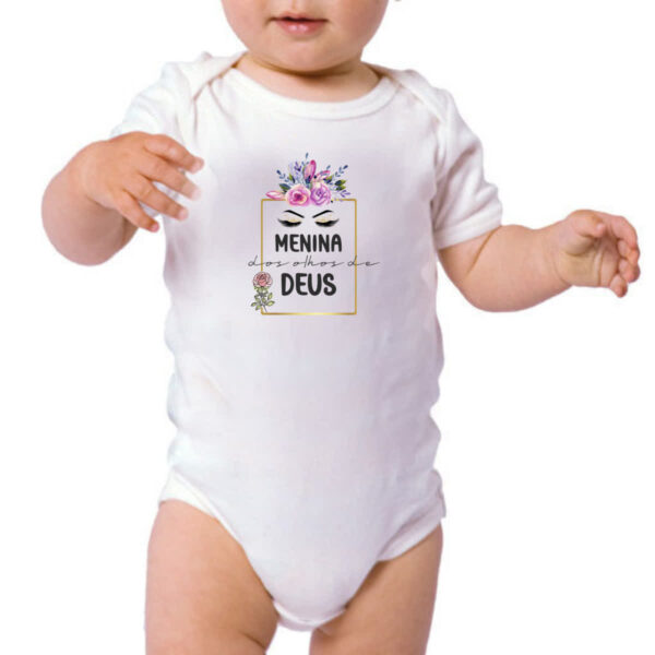 Body infantil Menina dos olhos de Deus - Imagem 3