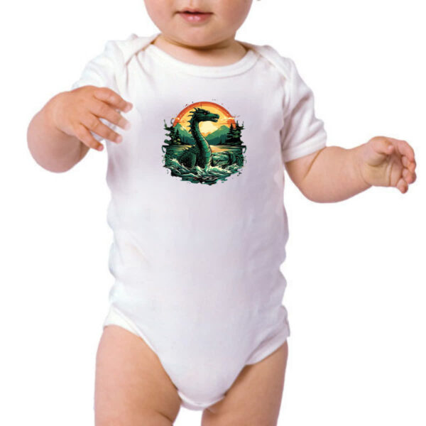 Body infantil Monstro do Lago Ness Sunset Art - Imagem 3