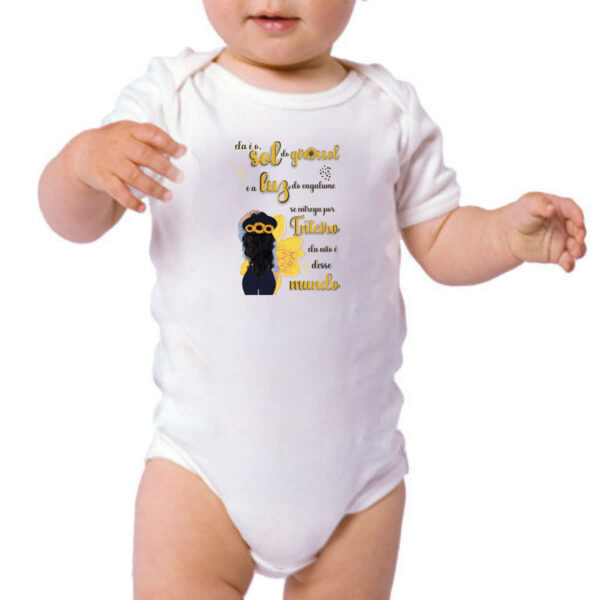 Body infantil Mulher e o girassol e a luz - Imagem 3