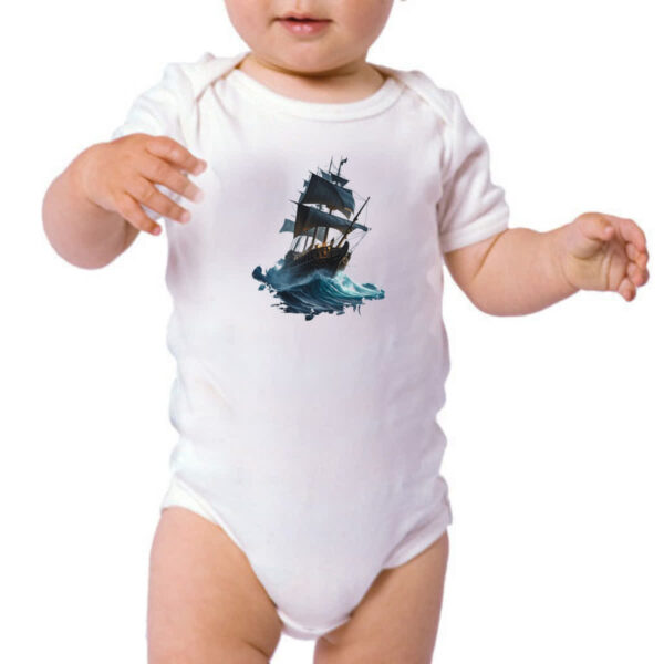 Body infantil Navio em mar aberto - Imagem 3