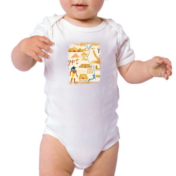 Body infantil Anubis Mapa do Egito - Imagem 3