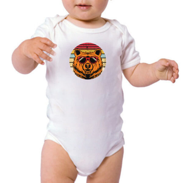 Body infantil Urso ray ban sunset - Imagem 3