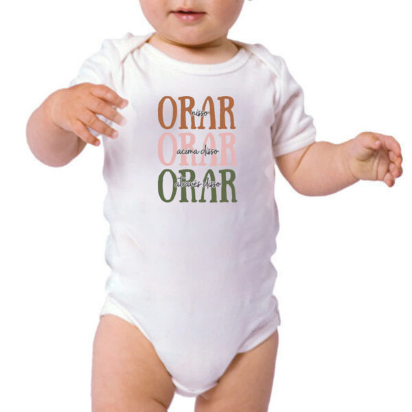 Body infantil Orar nisso acima e atraves - Imagem 3
