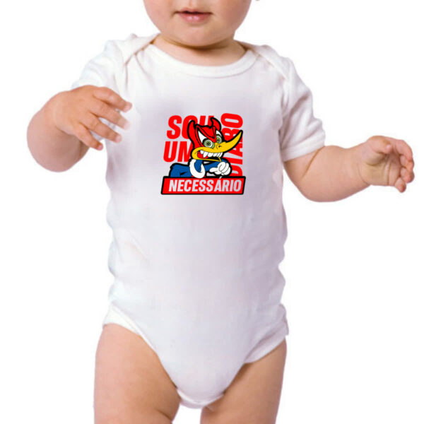 Body infantil Pica Pau - Sou um diabo necessario - Imagem 3