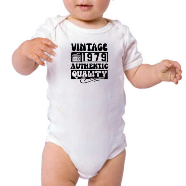 Body infantil Radio Vintage 1979 - Imagem 3