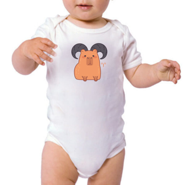 Body infantil Signo Capivara Aries - Imagem 3