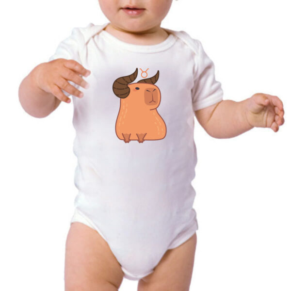 Body infantil Signo Capivara Touro - Imagem 3