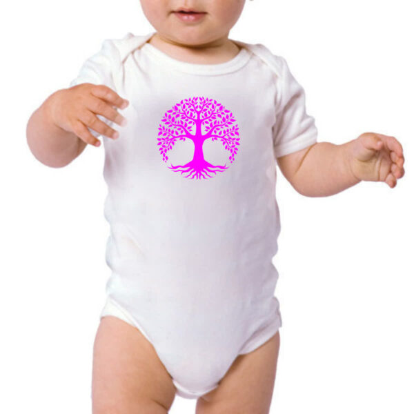 Body infantil Arvore da vida pink - Imagem 3