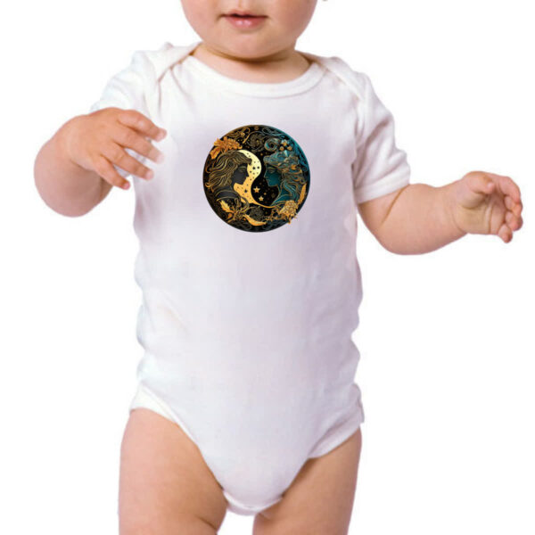 Body infantil Signo de gemeos logo de luxo - Imagem 3