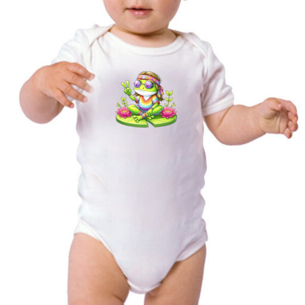 Body infantil Sapo Hippie - Imagem 3