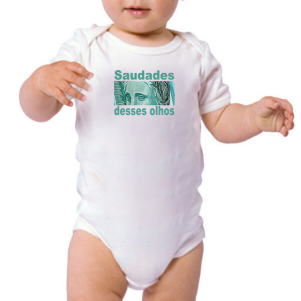 Body infantil Saudades desses olhos - Imagem 3