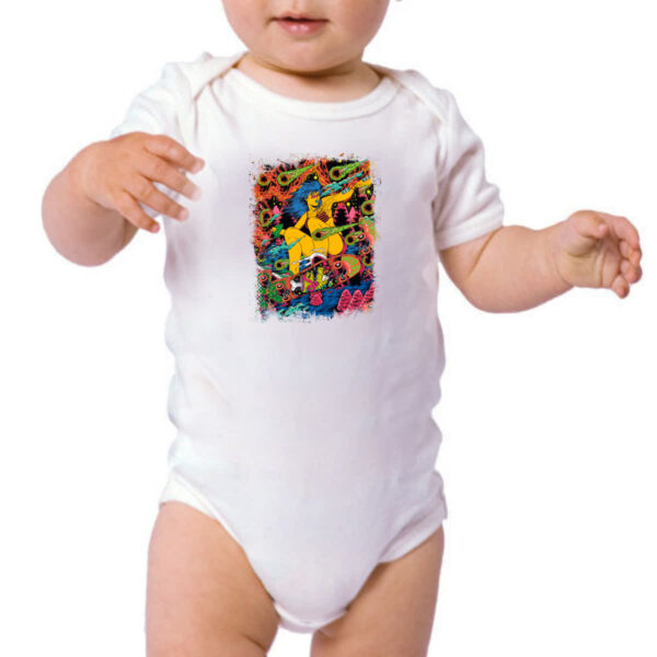 Body infantil Skatista psicodelico - Imagem 3