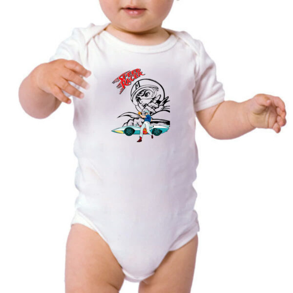 Body infantil Speed Racer logo e grafite - Imagem 3