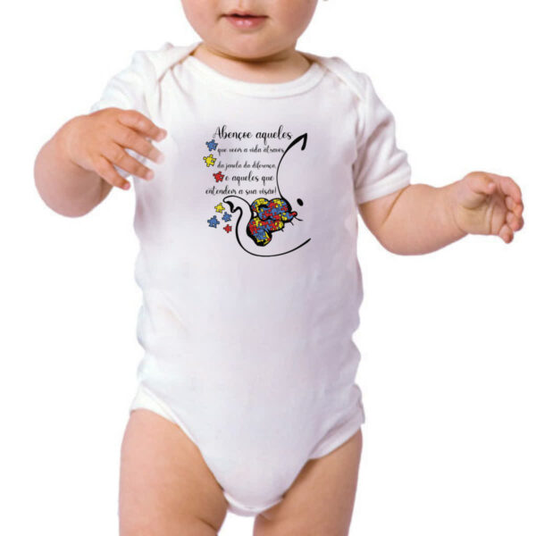 Body infantil Autismo Abencoe janela da diferenca - Imagem 3