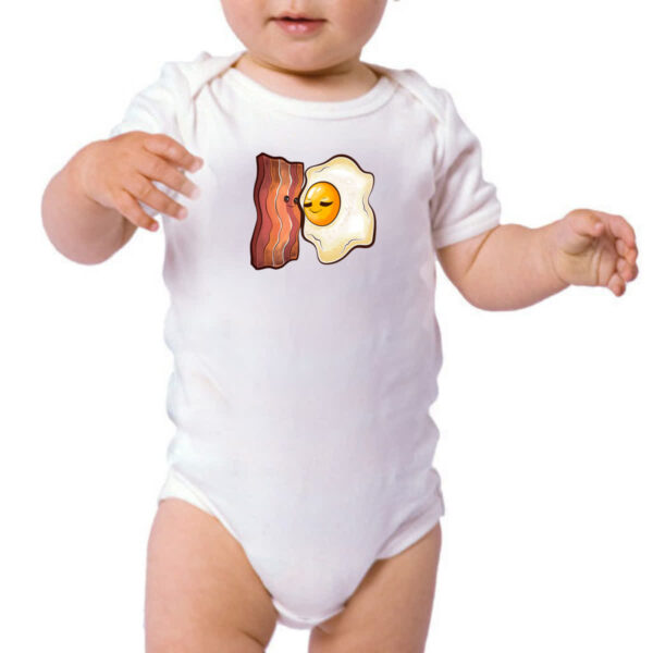 Body infantil Bacon e ovo - Imagem 3