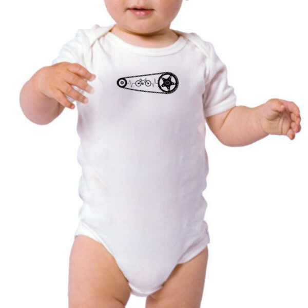 Body infantil Batimento cardiaco catraca bicicleta - Imagem 3