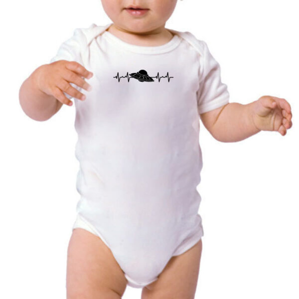 Body infantil Batimento cardiaco disco voador - Imagem 3