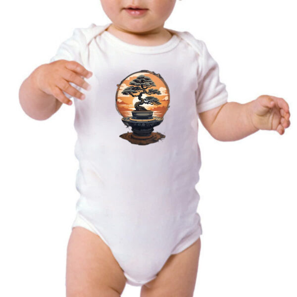 Body infantil Bonsai magico Japao sunset - Imagem 3