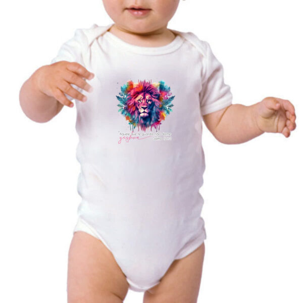 Body infantil Yeshua Salmo 121-3 - Imagem 3