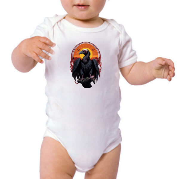 Body infantil Abutre sunset art - Imagem 3