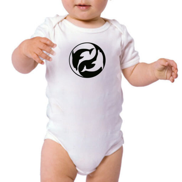 Body infantil Yin e Yang Golfinhos - Imagem 3