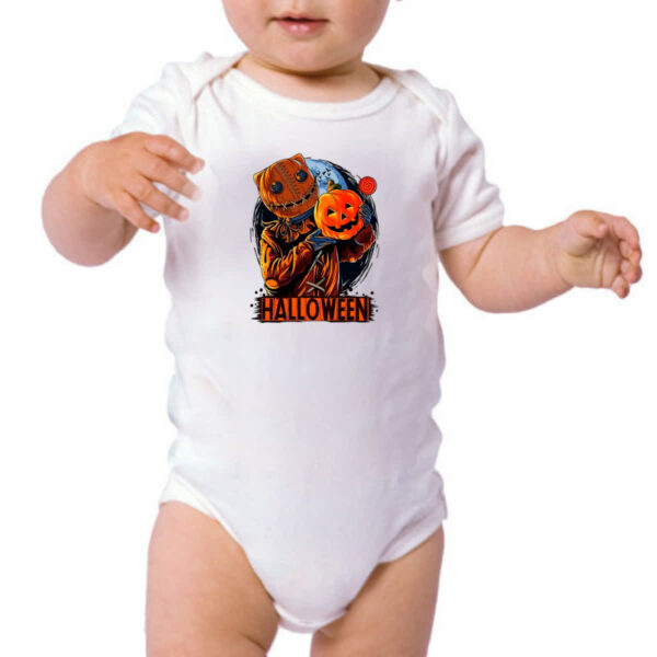 Body infantil Halloween Espantalho doces ou travessuras - Imagem 3
