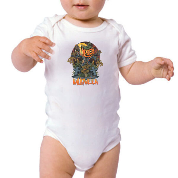 Body infantil Halloween JackPot Espantalho Milharal - Imagem 3